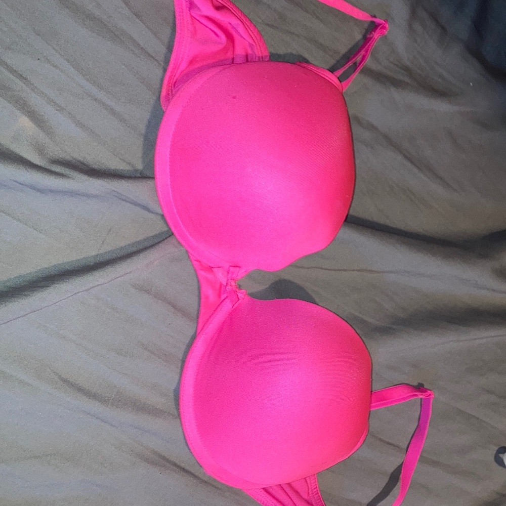 Pink bra